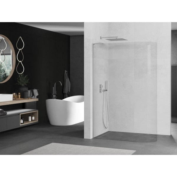 Ścianka prysznicowa zaokrąglona Walk-in Mexen Kioto L 90 x 200 cm