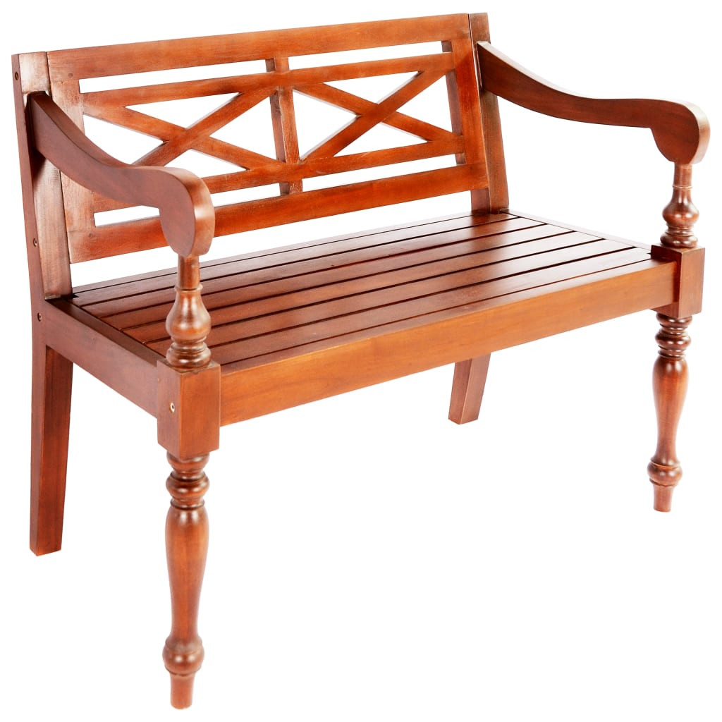 Ławka ogrodowa Brąz 98 cm Drewno vidaXL