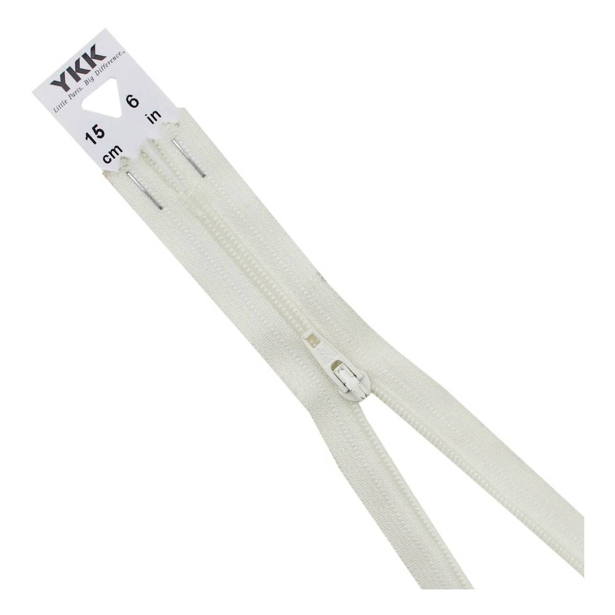 YKK Cream Dress and Skirt Zip 15cm