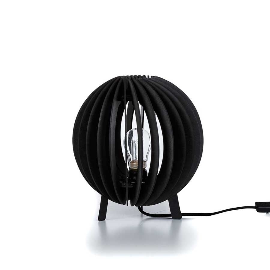 Blij Design tafellamp Orb - 1 lichts - 27 x 27  cm - zwart