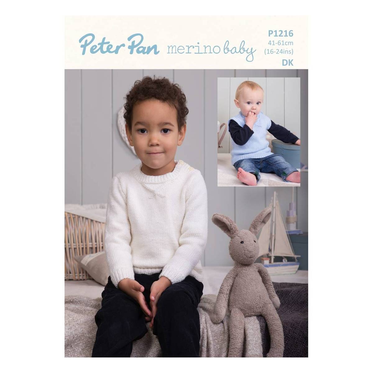 Peter Pan Baby Merino Sweater and Tank Top Digital Pattern P1216