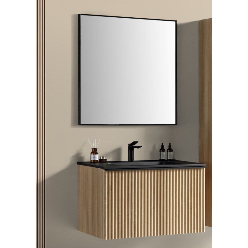 Ensemble de salle de bain Brunella chêne 80 cm SANIMAR