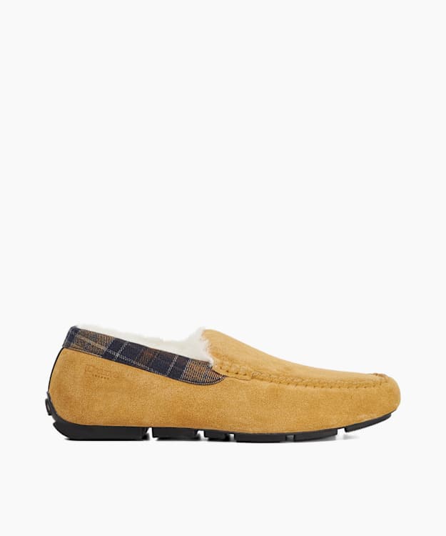 Fofo Tan - Shearling Moccasin Slippers