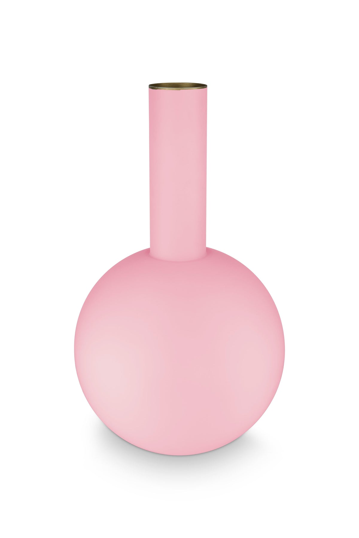 Pip Studio - Bloemenvaas - Roze vaas - Metaal - 24.5x42cm