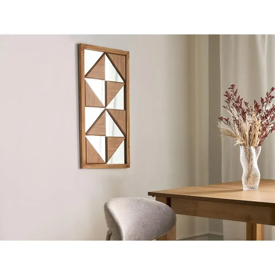 HIESVILLE - Wanddecoratie - Lichtbruin - Dennenhout