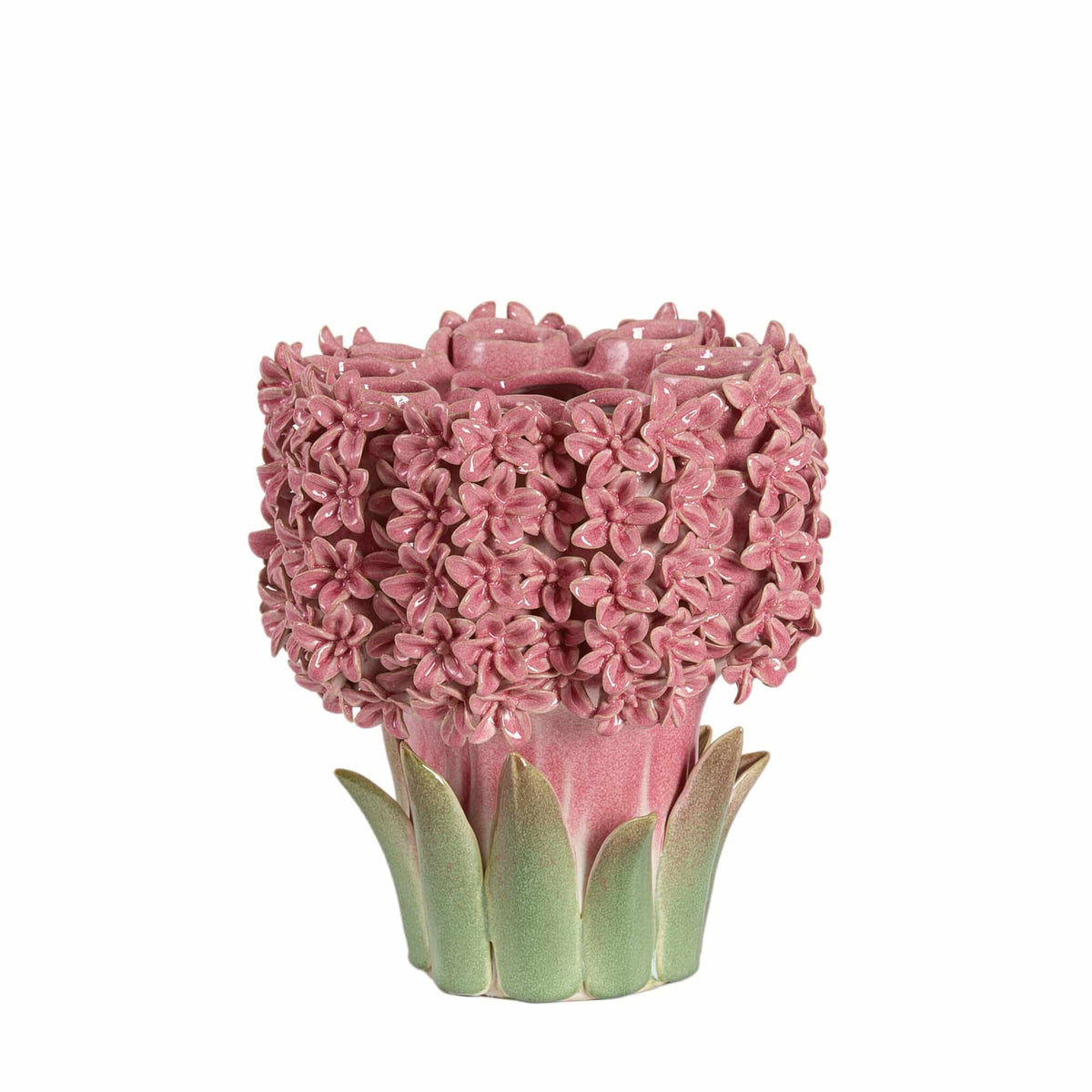 Light & Living vaas Flower - roze - 30x29x32.5cm
