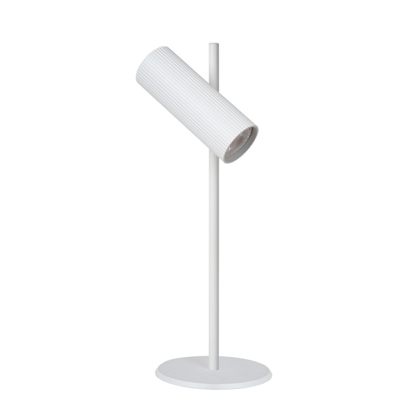 Lampe de table Clubs blanche GU10 40 W LUCIDE