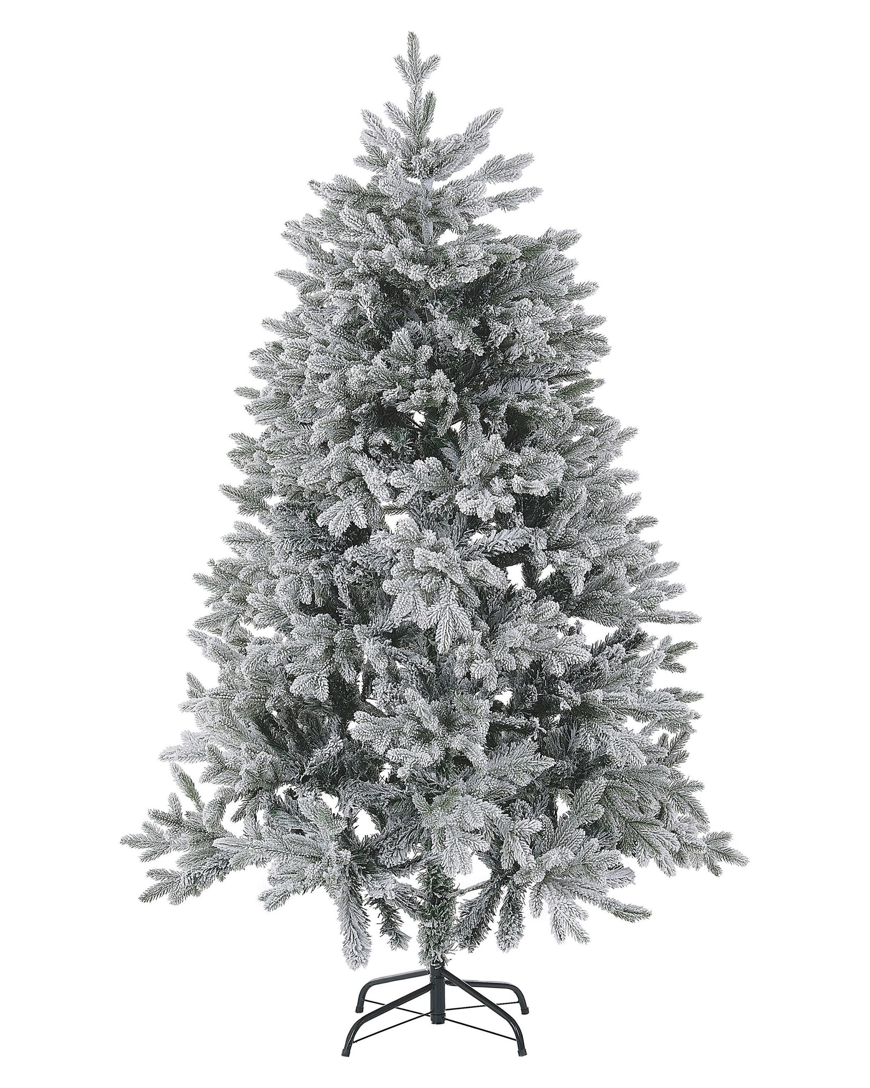 Artificial Snowy Christmas Tree FORAKER 120 cm White