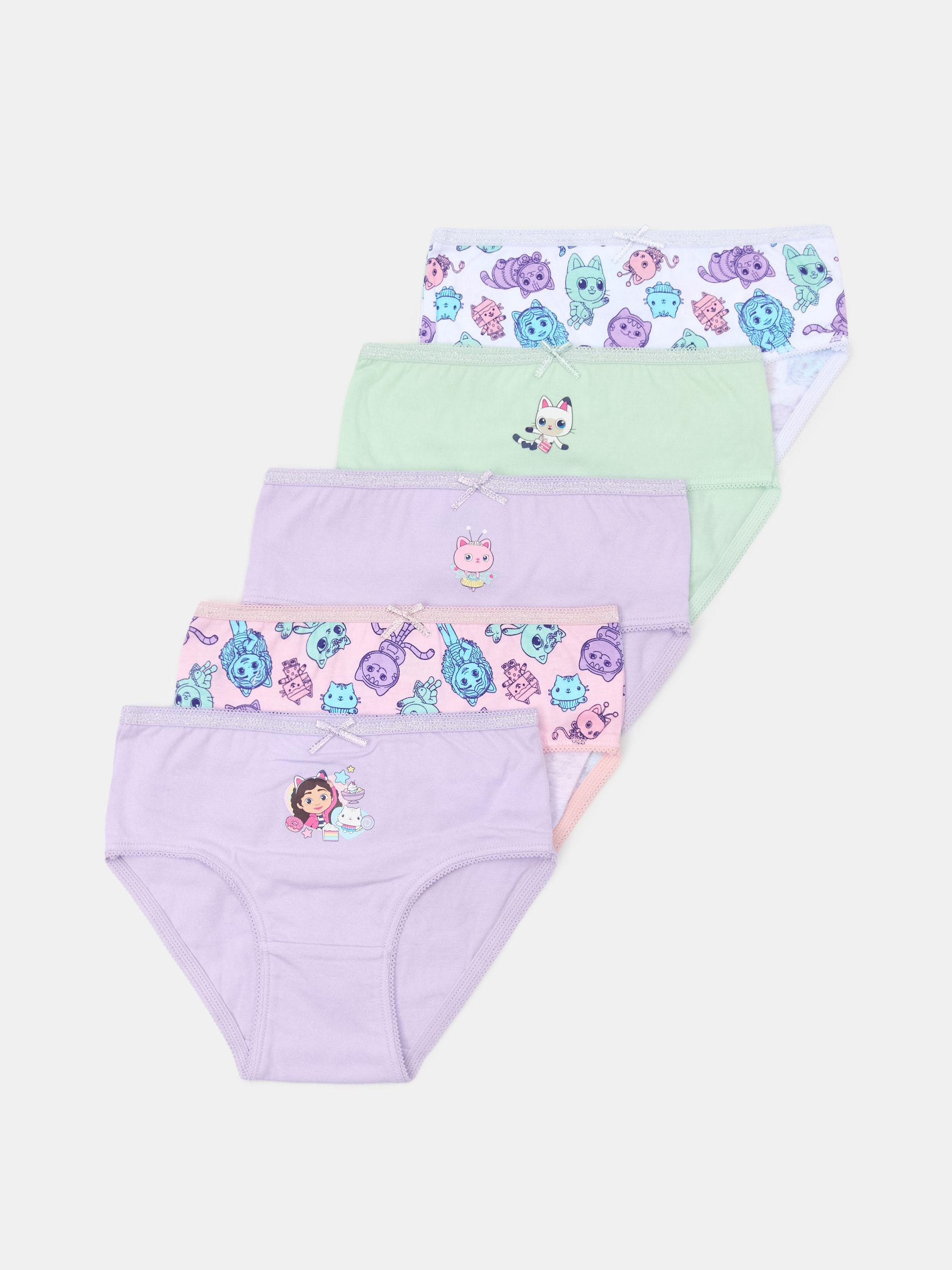 Bawełniane figi z metalizowaną nicią 5 pack Gabby's Dollhouse