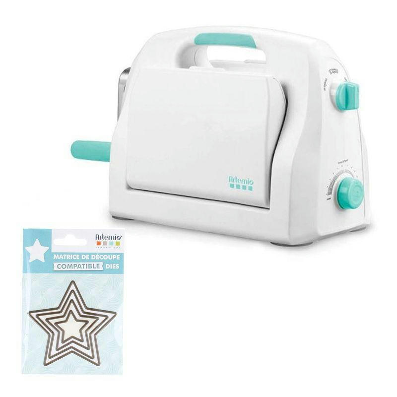 HAPPYCUT - Machine de découpe happycut & 4 matrices étoiles