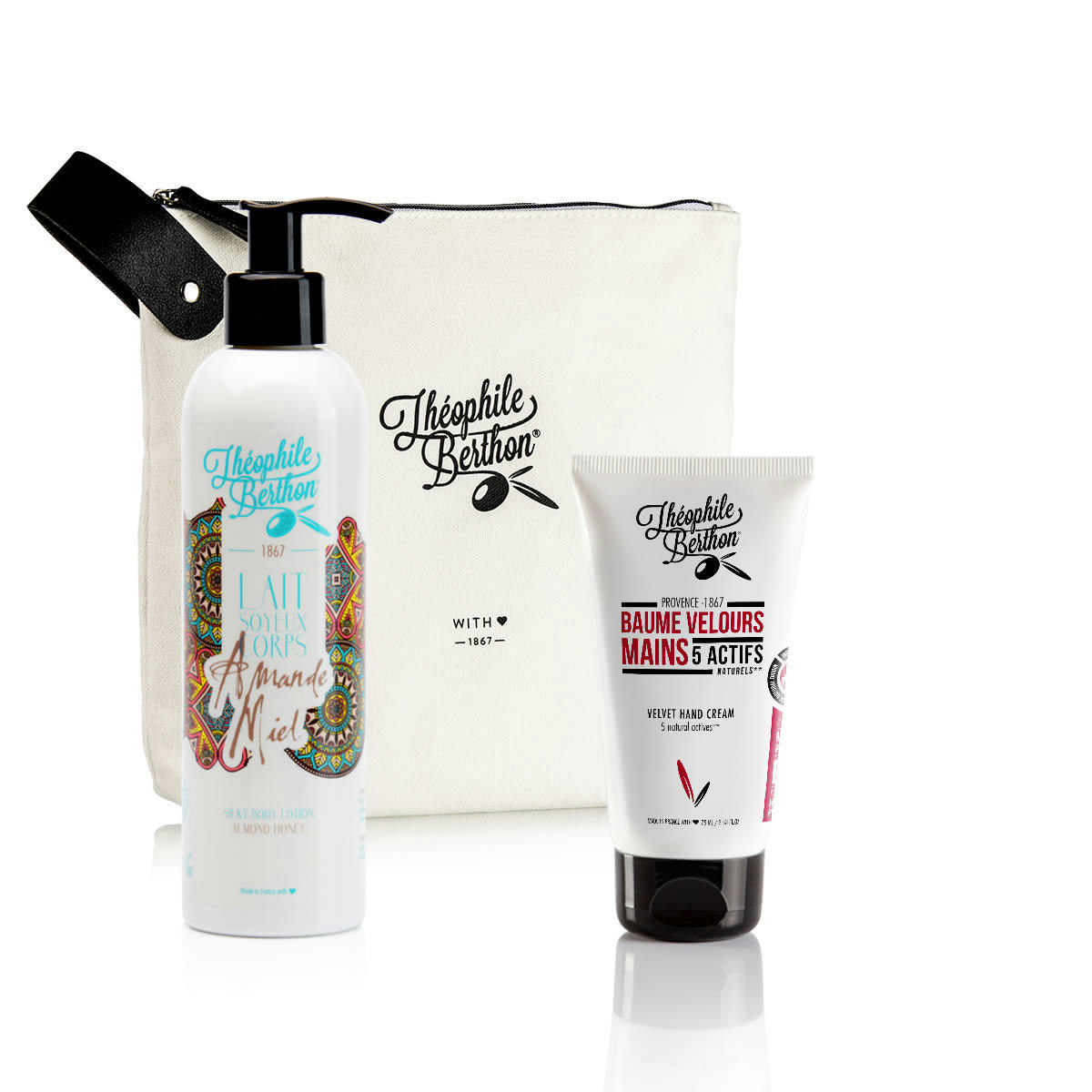 GOURMANDISE - Trousse 2 soins pour le corps et mains peau sèche