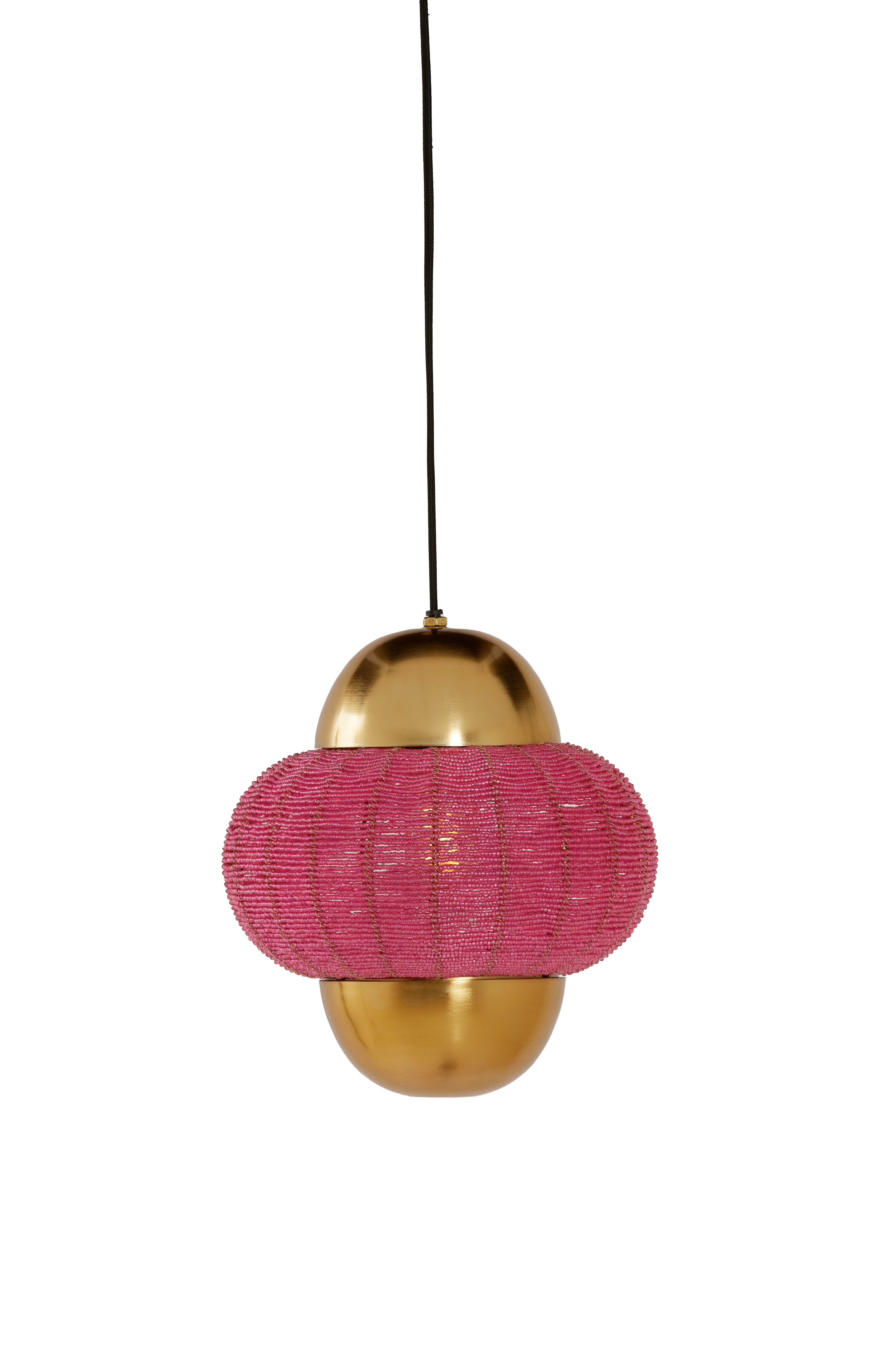 Light & Living hanglamp CETARA - Ø26x28cm - roze