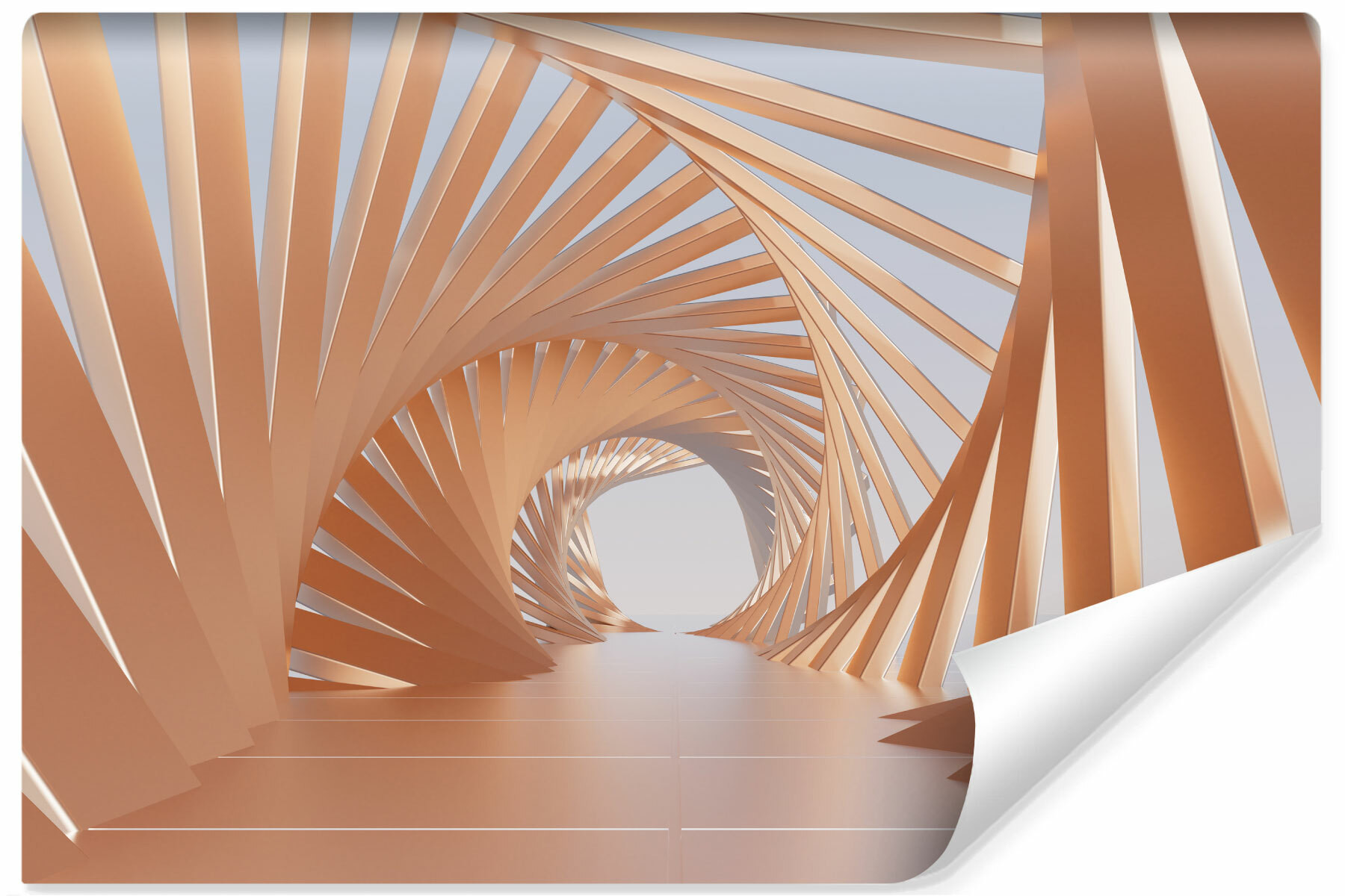 Fototapeta Do Biura Abstrakcyjny Tunel Efekt 3D 90x60cm