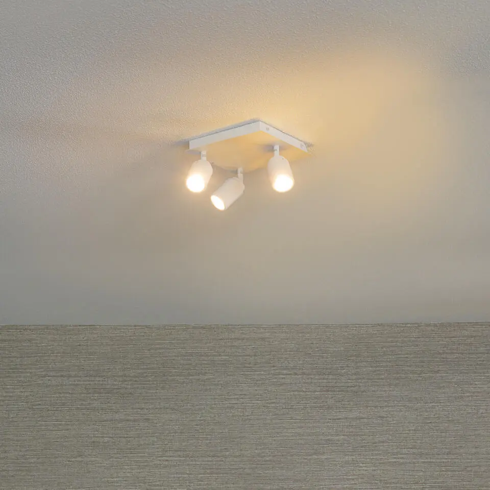 Qazqa richtbare spot ducha wit gu10