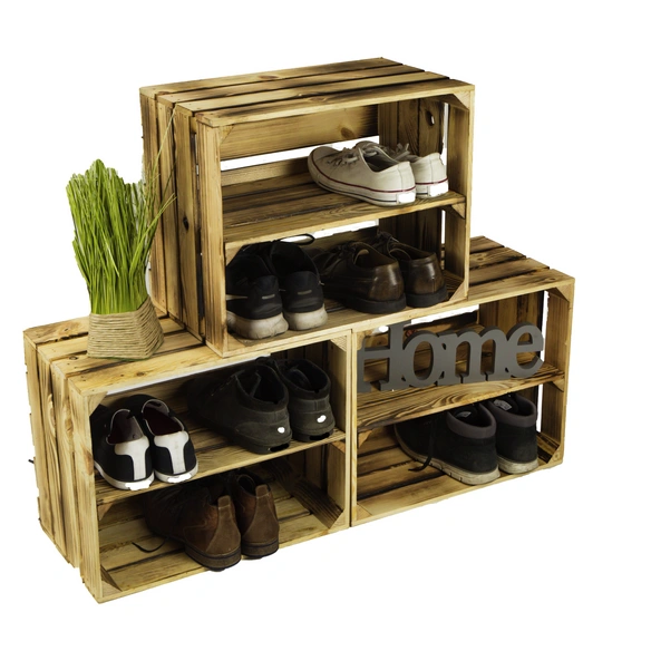 Holzregal »Johanna«, BxLxH: 40 x 50 x 30 cm, Anzahl Fächer: 2