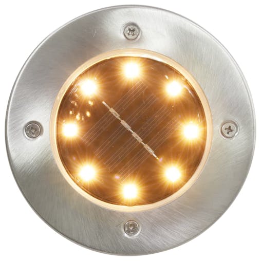 NNEVL Solar Ground Lights 8 pcs LED Lights RGB Colour