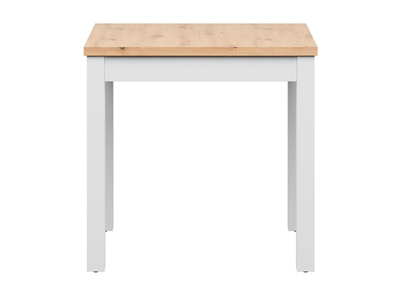 Stół kwadratowy Maren 80 cm dąb artisan/biały