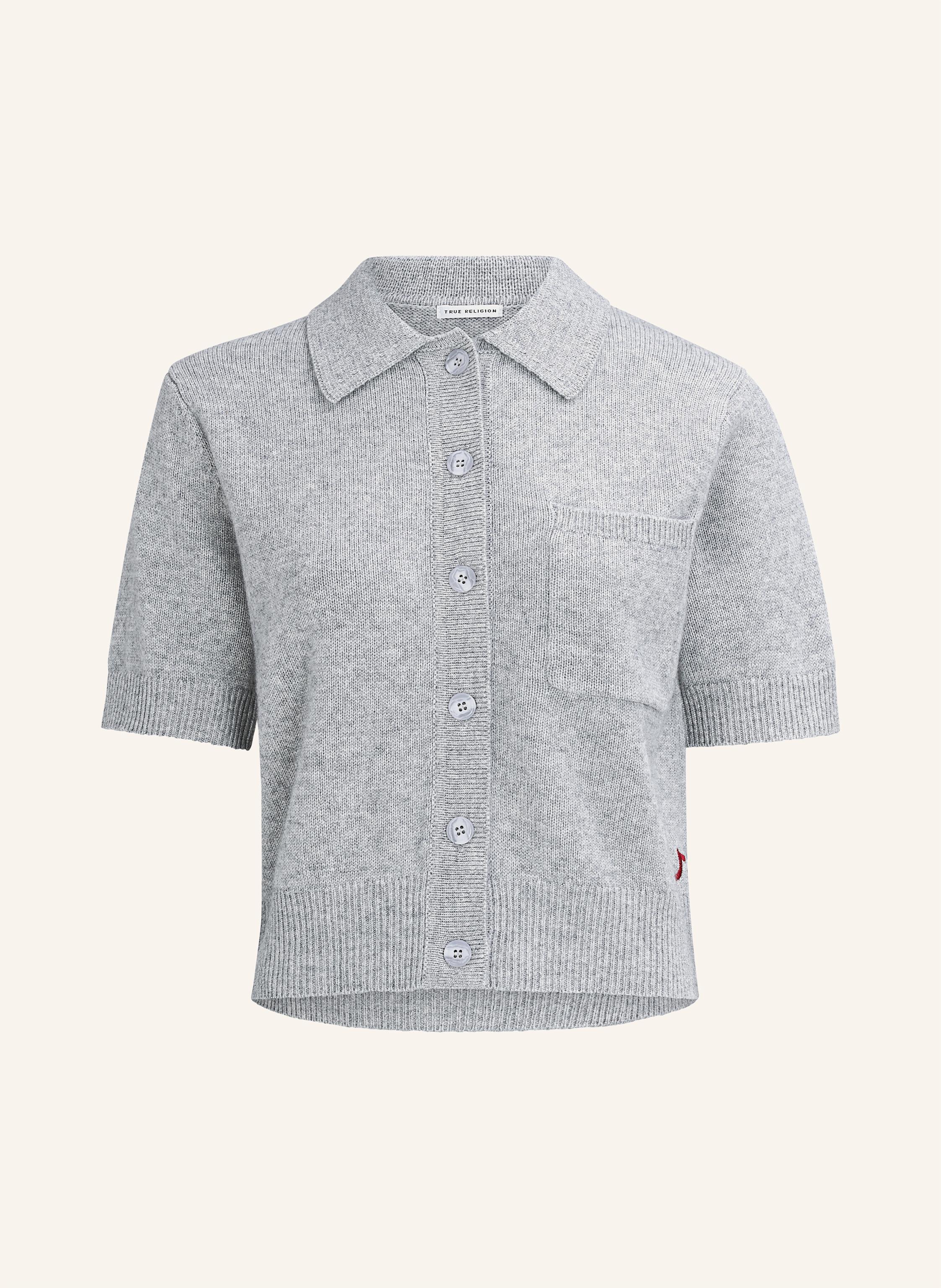 TRUE RELIGION Strickjacke-Kurzarm CHUNKY