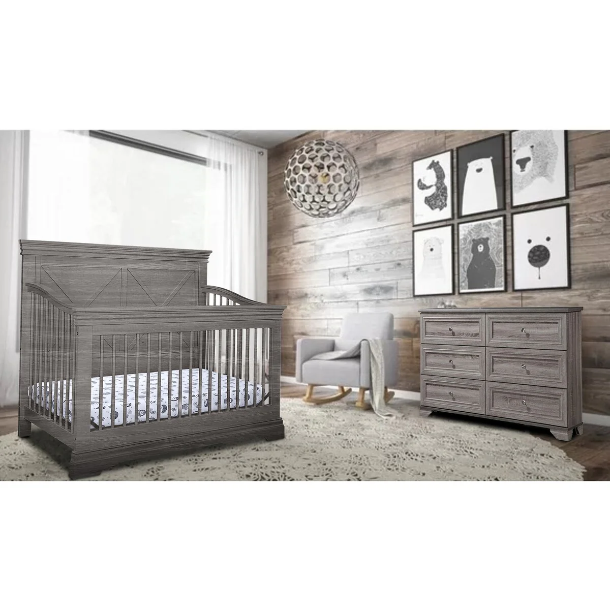 Windhaven 4-in-1 Convertible Crib
