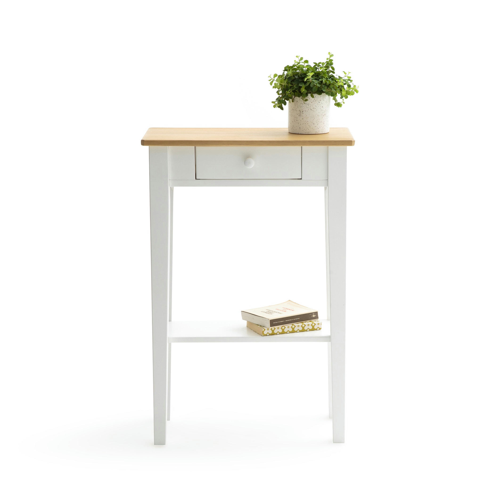 Console 1 tiroir en pin massif Alvina
