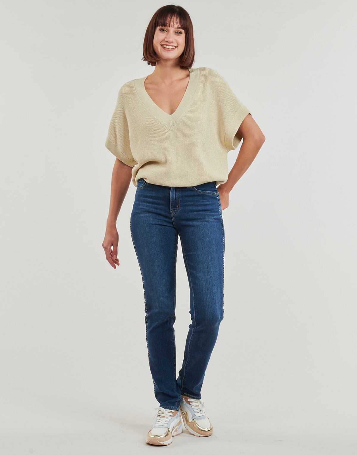 Levi's - 724 HIGH RISE STRAIGHT - Blue