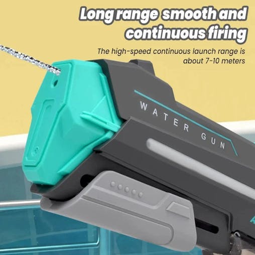 NNEOBA Large Capacity Electric Water Gun with LED Lights