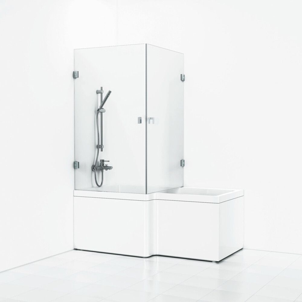 BADEKARSVEGG SVEDBERGS 180° 80CM KLARGLASS