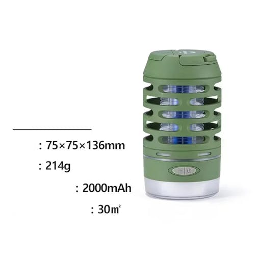 NNEOBA Rechargeable Camping Electric Shock Lamp Green