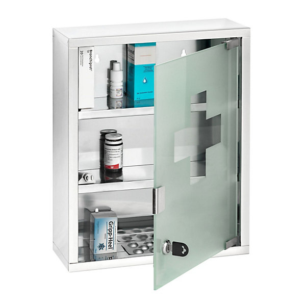Armoire à pharmacie - Acier - 30 x 40 cm