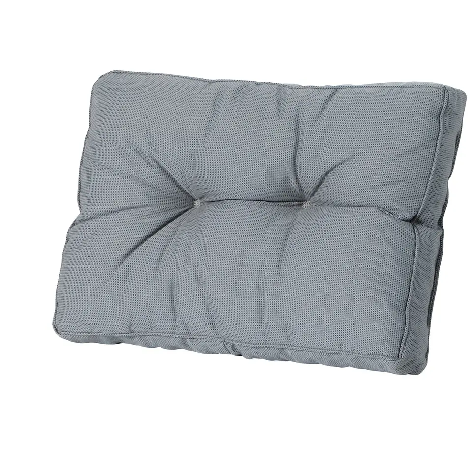 Madison - Florance Zitkussen Rib grey - Ca. 43x60 cm - Set van 2