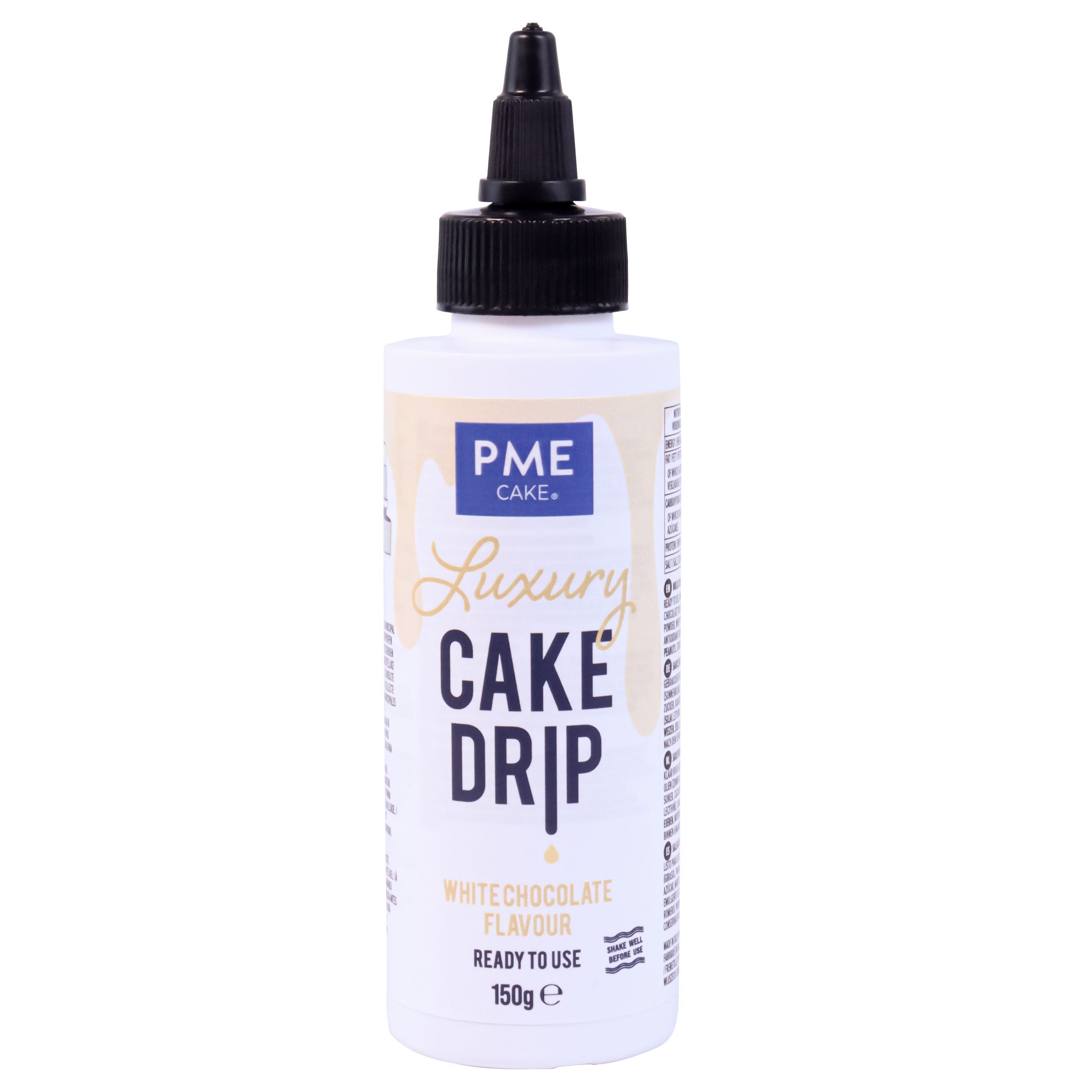 PME White Chocolate Luxury Cake Drip 150g
