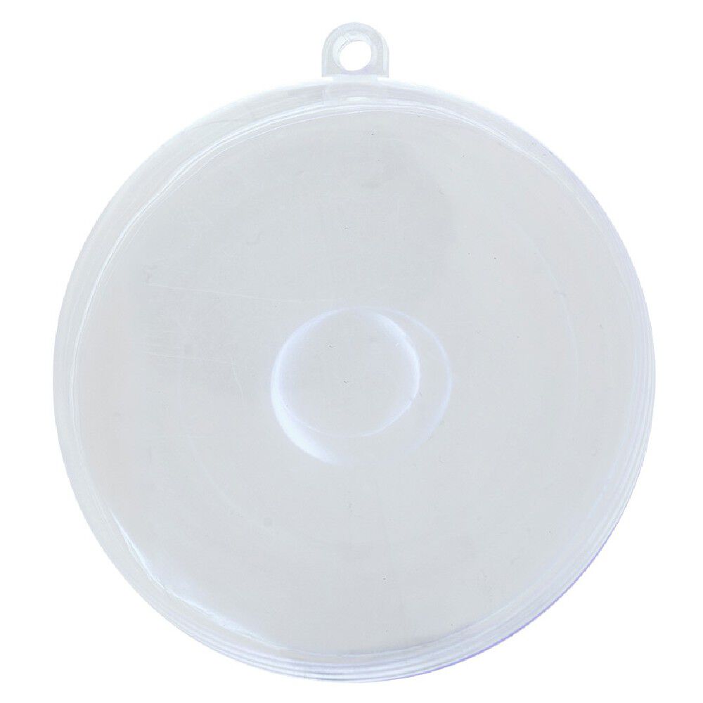Boule de No&euml;l à garnir transparente fermée