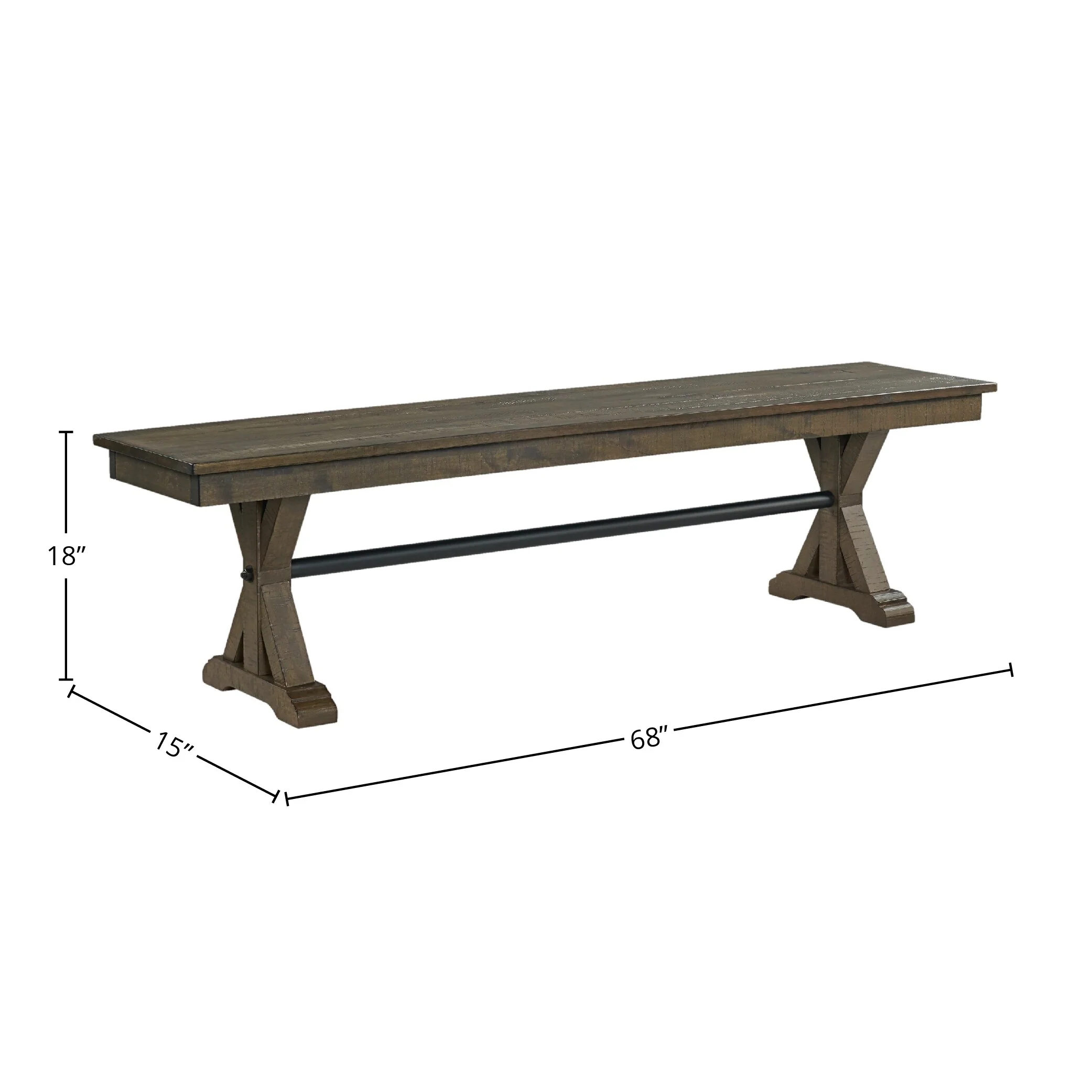 Sullivan Burnished Clay Dinning Bench