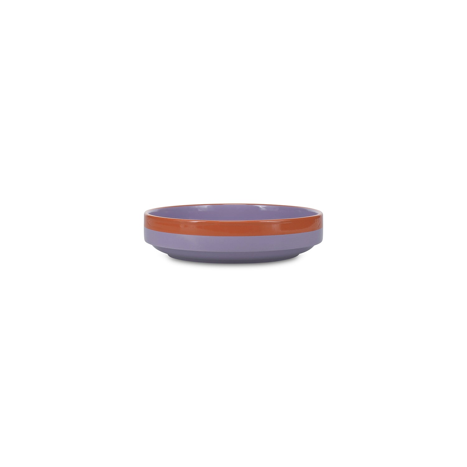Ona - Kom 21x5cm paars/oranje Duo - Set van 2