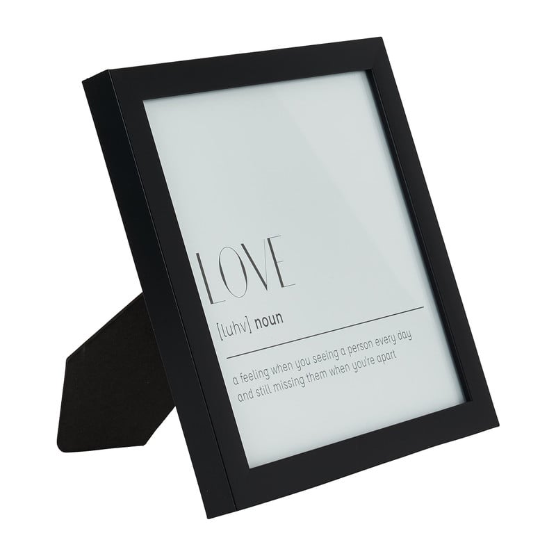 Fotolijst basic - zwart - 18x18 cm