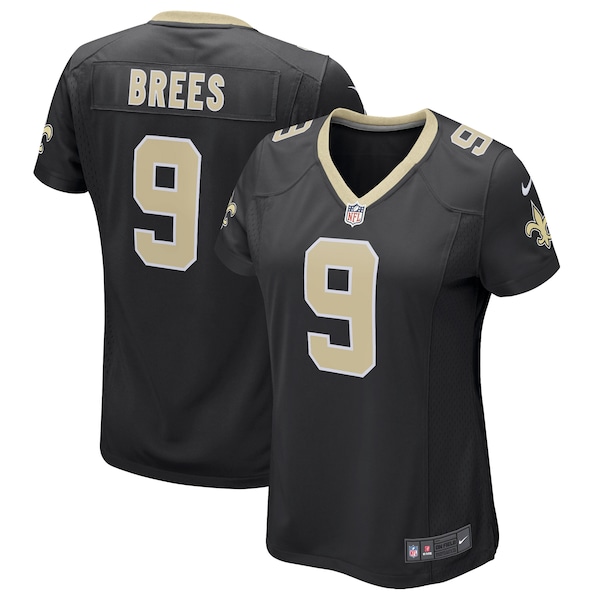 Drew Brees New Orleans Saints Nike Women's Game Player Jersey - Black/White