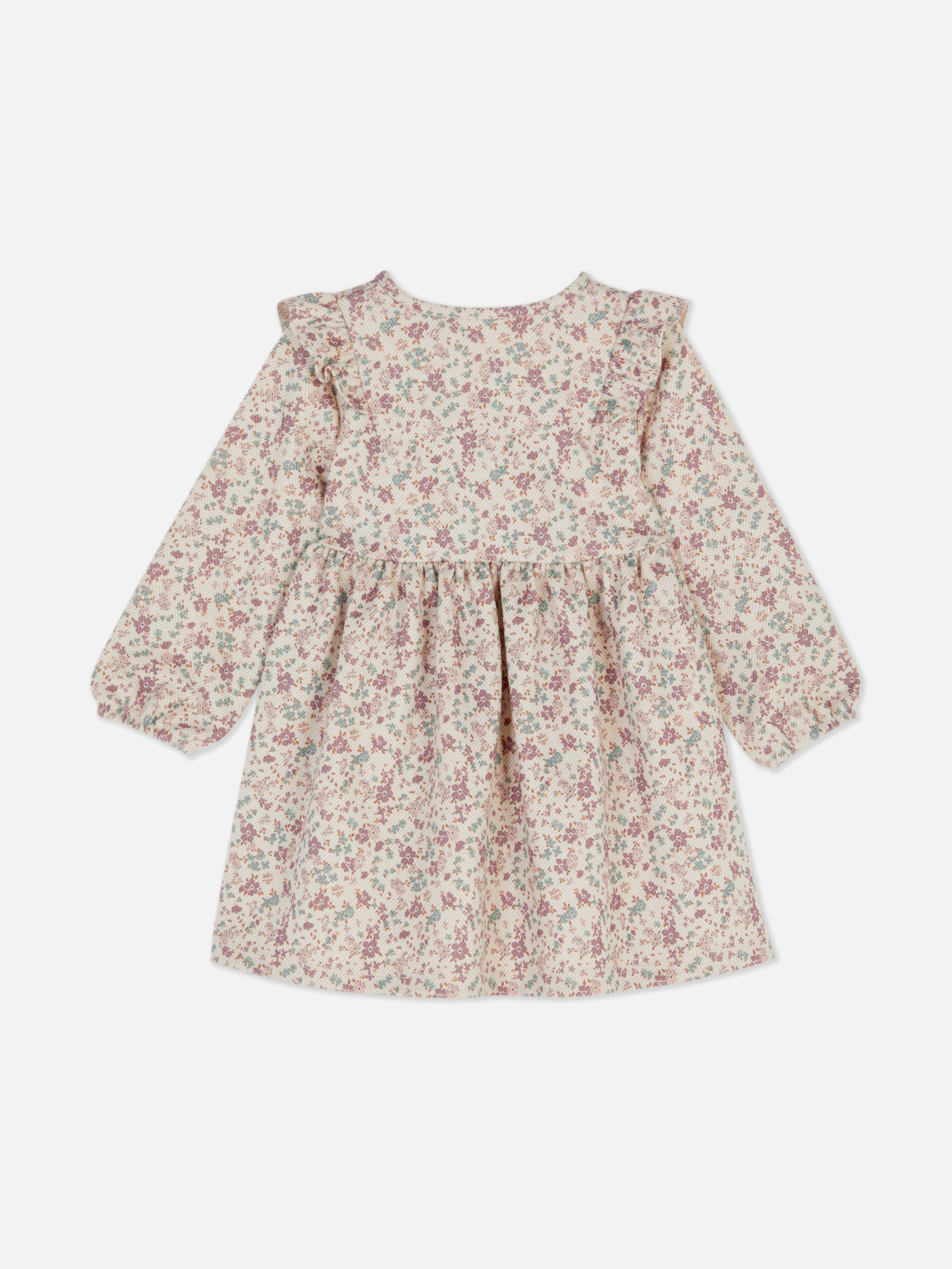 Ruffle Long Sleeve Dress