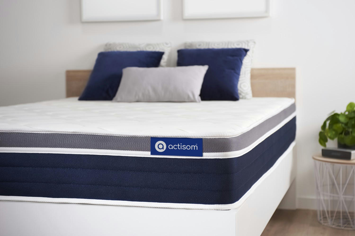 ACTILATEX CONFORT - Matelas 120x190 cm Latex et mémoire de forme