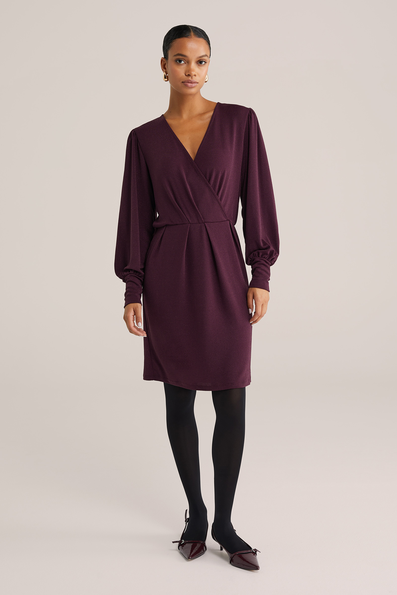 Dames jurk met glittergaren