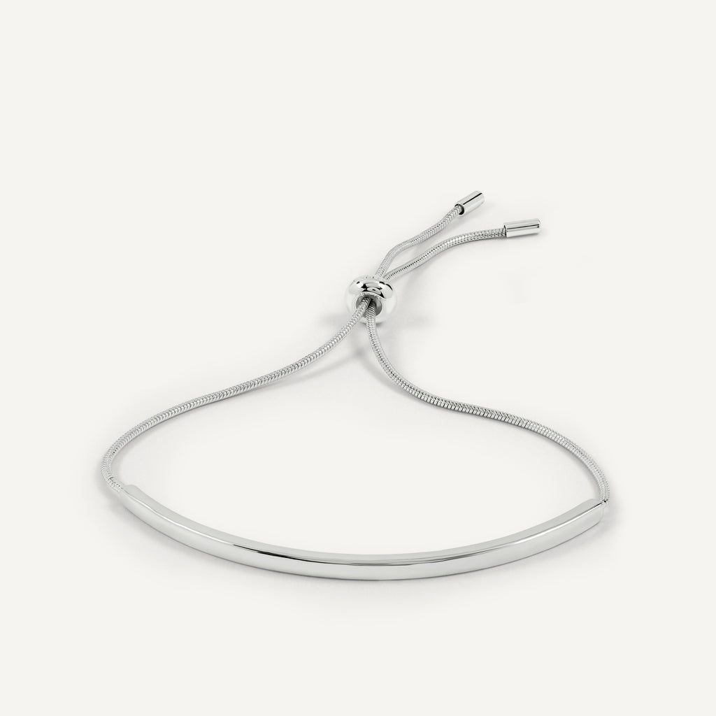 Alba Place - Stone Set And Smooth Friendship Bracelet Twinpack