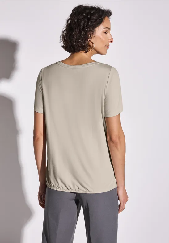 T-Shirt mit Wording Print