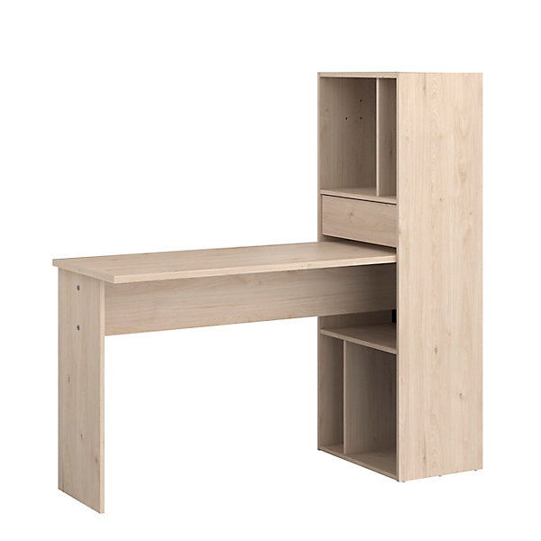 Bureau modulable effet chêne clair 5 configurations, Works
