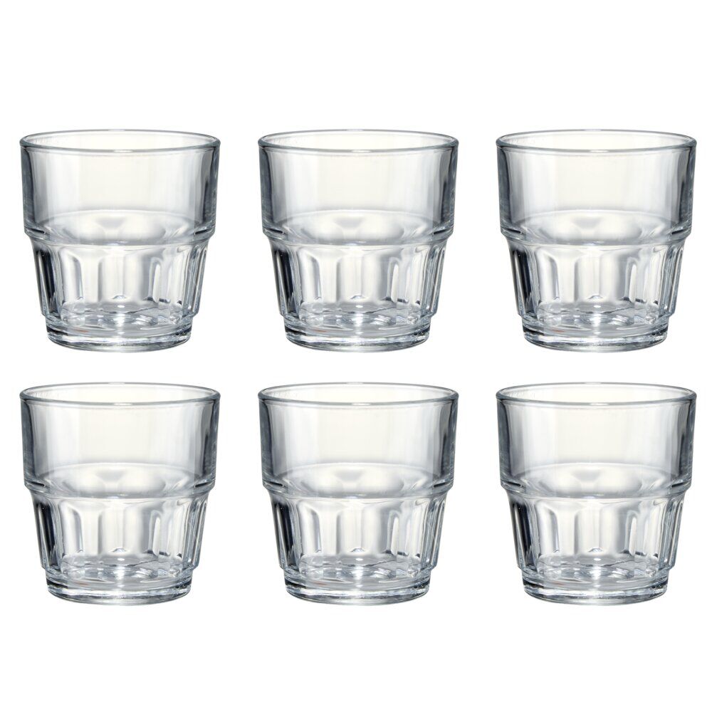 Verre x6 Lola 20cl en verre transparent Ø7xH10cm