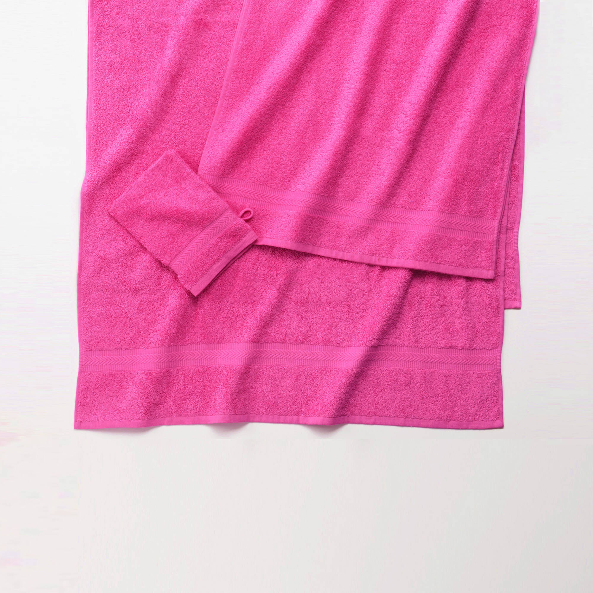 Collection serviettes de bain unies 420 g/m2 confort moelleux