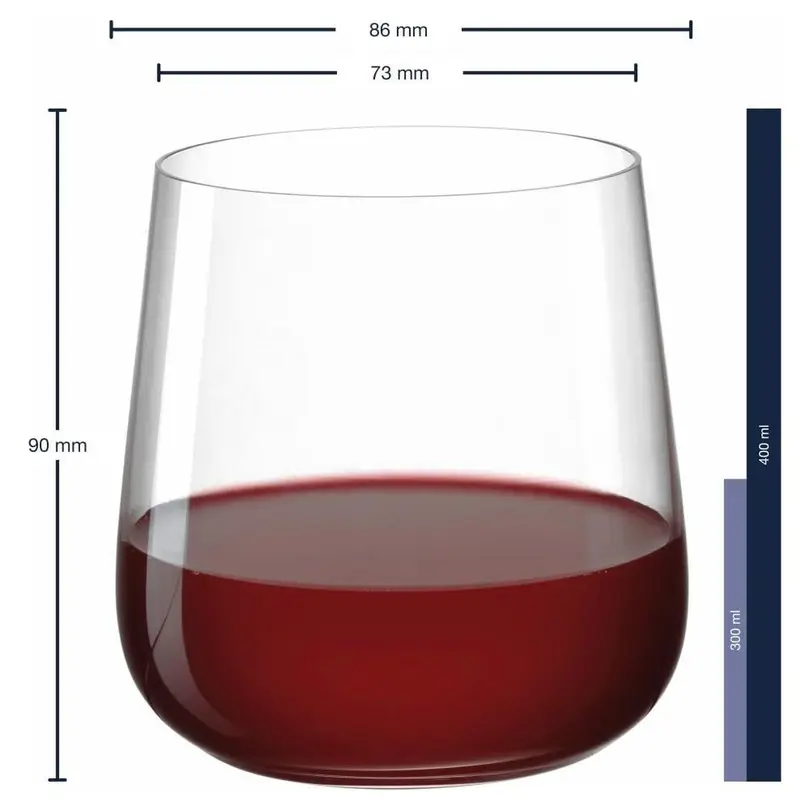 Whiskyglas 6er-Set Brunelli