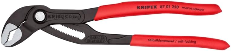 Knipex Tools 00 20 08 US2 Long Nose, Diagonal Cutter, and Cobra Pliers 3-Piece Tool Set