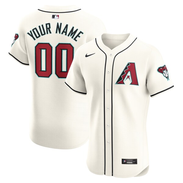 Arizona Diamondbacks Nike Home Elite Custom Jersey - White