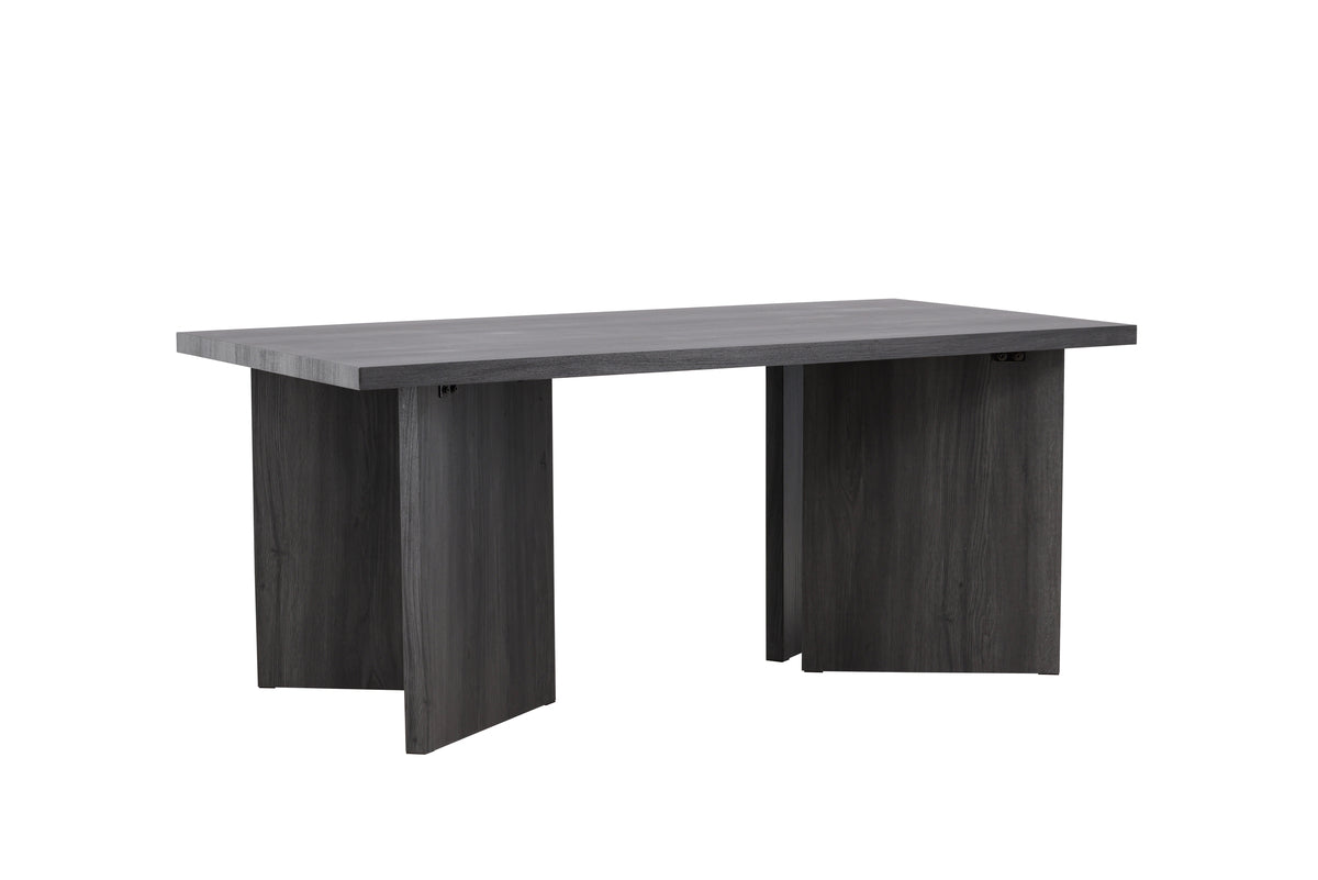 Rebellenclub Eetkamertafel Vimmerby - 180 x 90 cm - Zwart