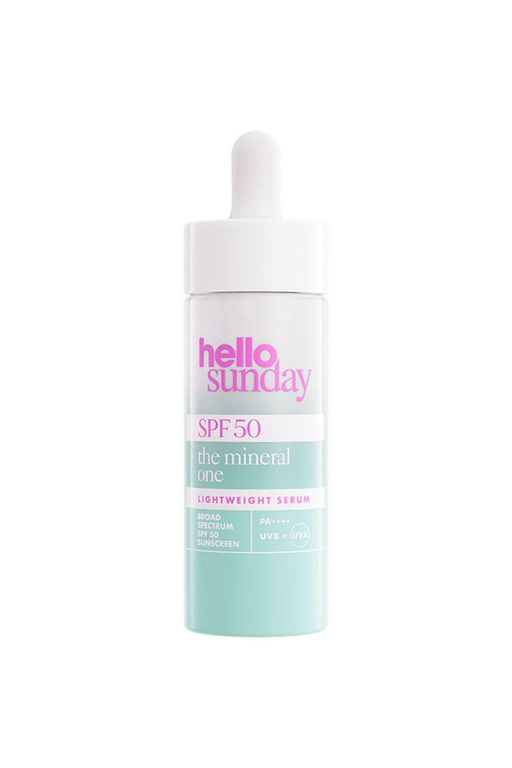 Hellosunday The Mineral One SPF 50 Hydrating Serum with Hyaluronic Acid