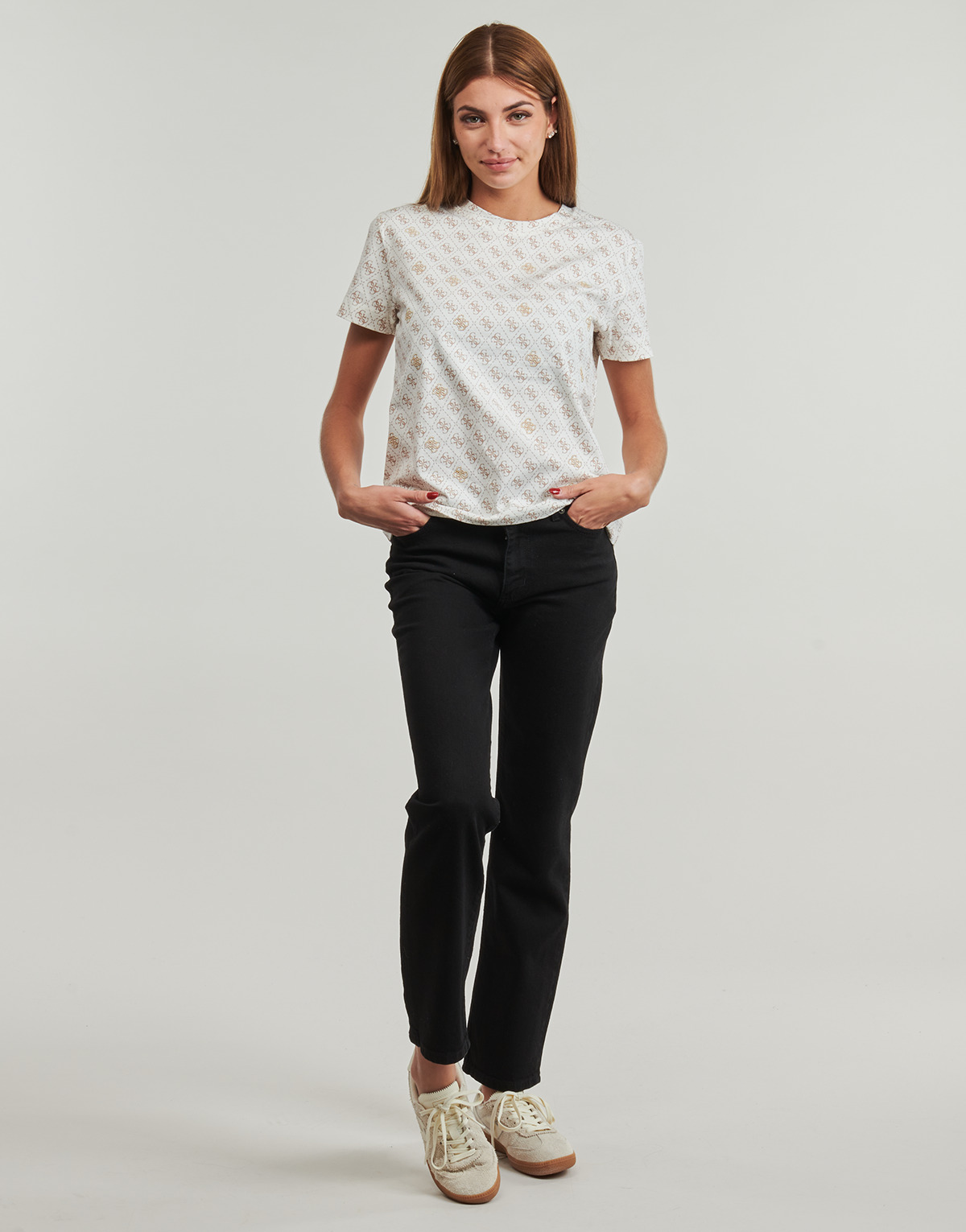 Guess - GJ G08 MID RISE STRAIGHT - Black